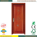 Vente chaude Simple Double entrée porte accordéon en bois